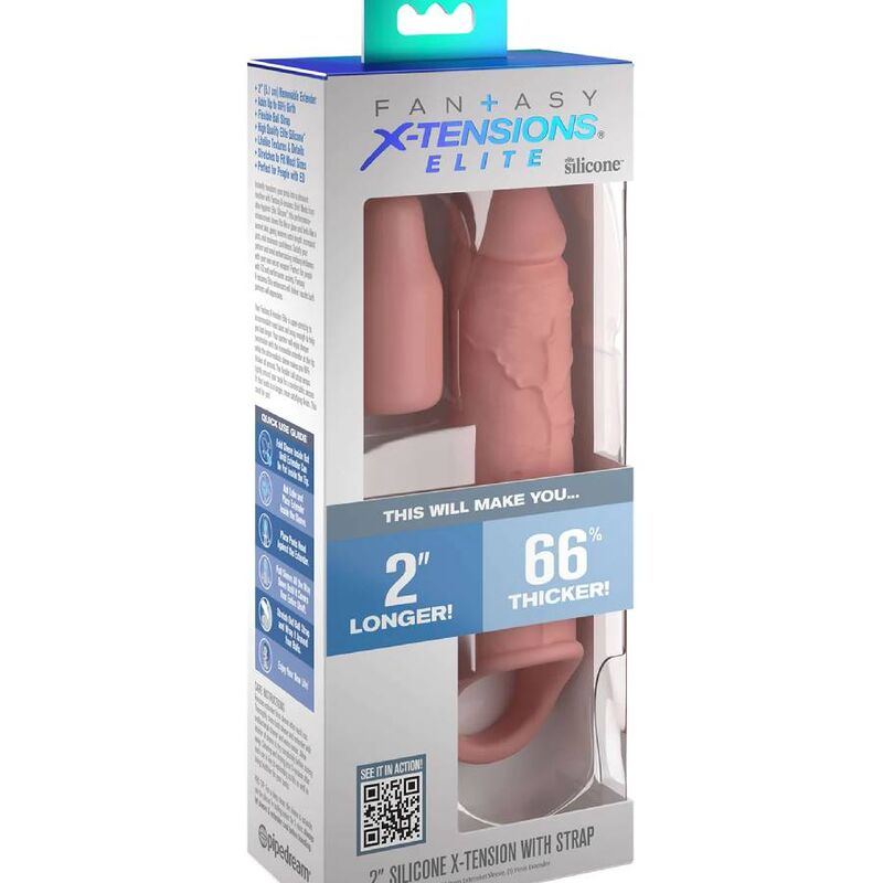 Funda Para El Pene Pipedreams Extension W Strap 15,24 Cm Skin