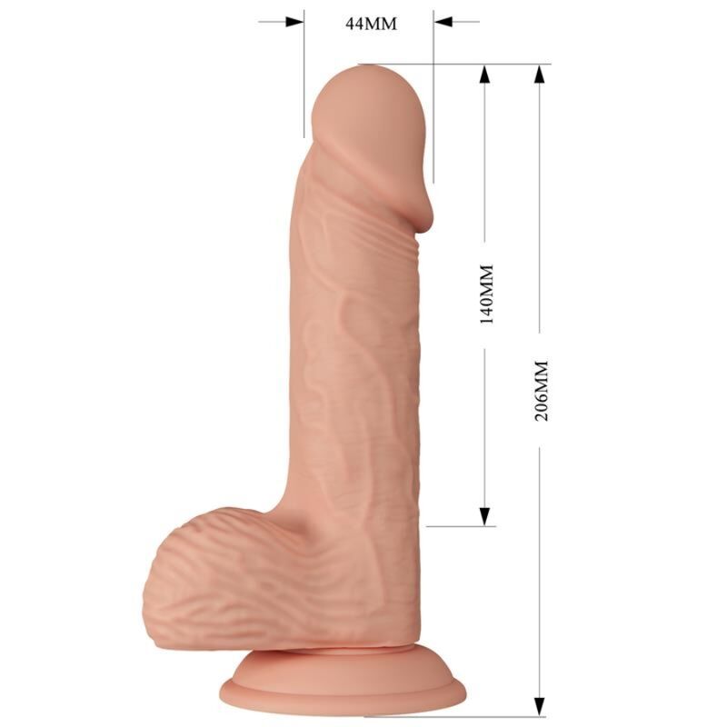 Baile - Beautiful Encounter Catoblepas Dildo Realístico Flexible 20.6 Cm Natural