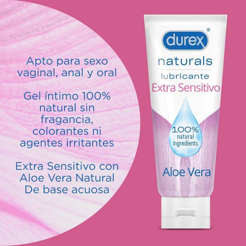 Durex Lubricante Naturals Extra Sensitivo 100ml