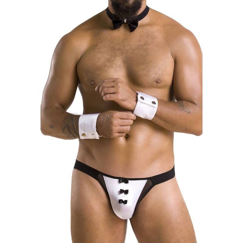 Passion - 036 Slip Alfrojo Negro S/M