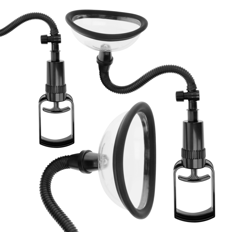 Intense - Pump Bomba Manual Vaginal Con Dos Copas Intercambiables