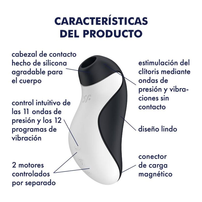 Orca Succionador De Clítoris Double Air Pulse