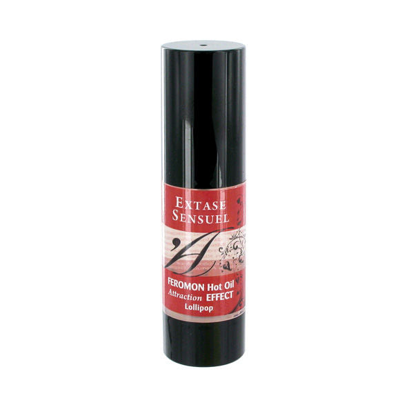Extase Sensual - Aceite Masaje Efecto Calor Con Feromonas Piruleta 30 Ml
