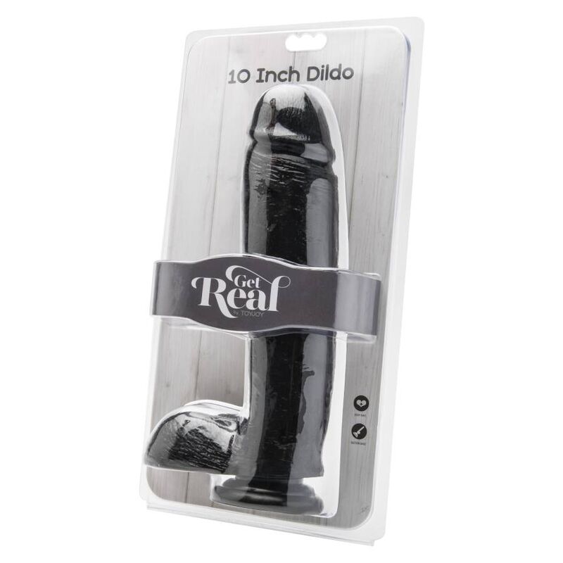 Pene 25,5cm Con Testiculos Negro