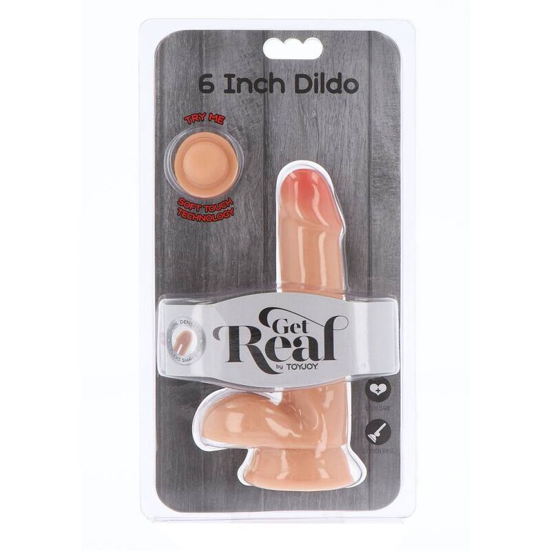 Dual Density Pene Realístico Con Testículos 17cm
