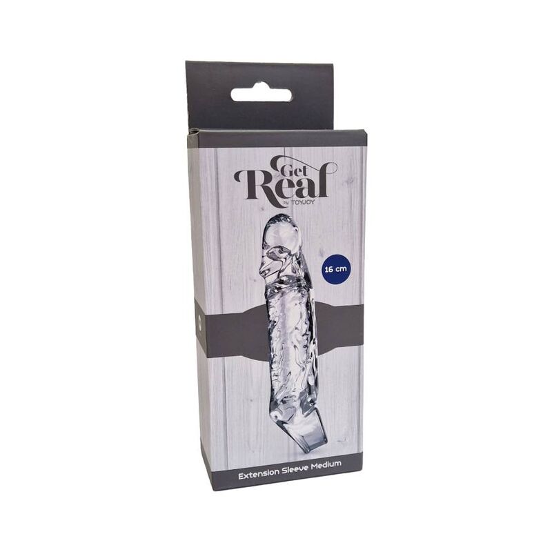 Funda Get Real - Extension Medio 16 Cm Transparente