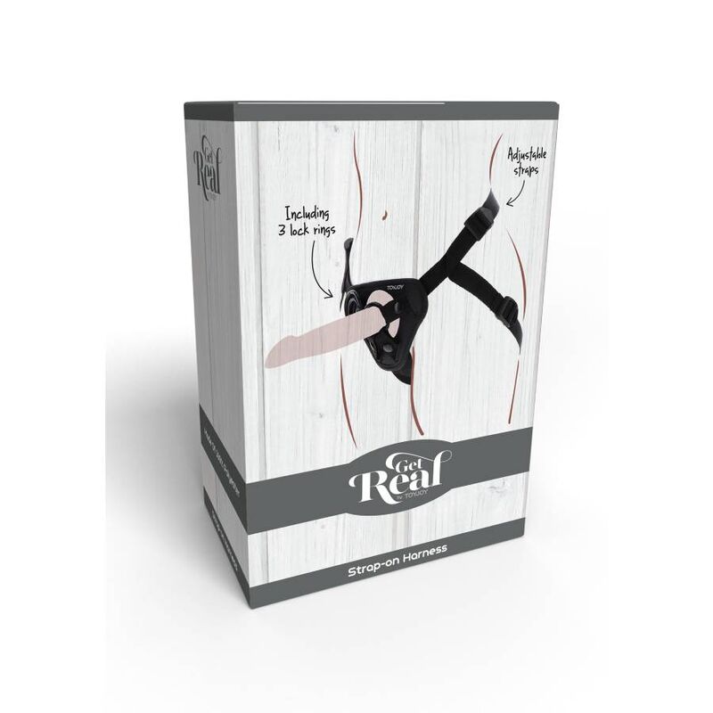 Get Real - Strap-on Harnés Negro