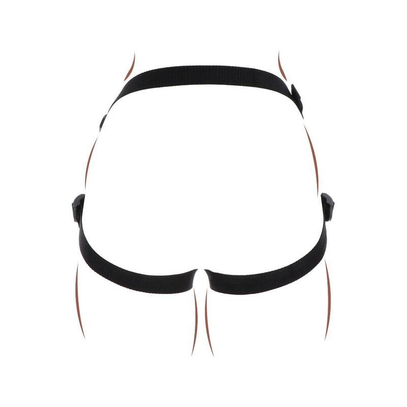Get Real - Strap-on Harnés Negro