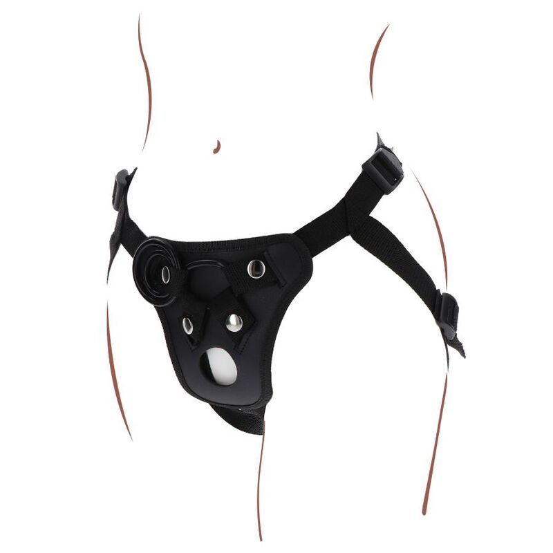 Get Real - Strap-on Pleasure Harnés Negro