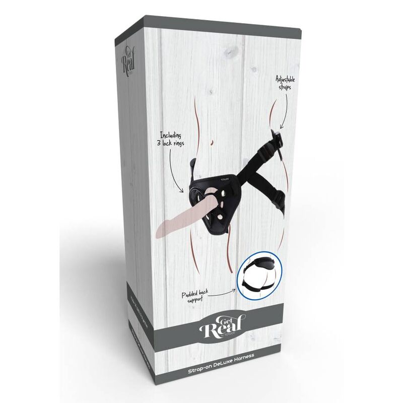 Get Real - Strap-On Deluxe Harnes Negro