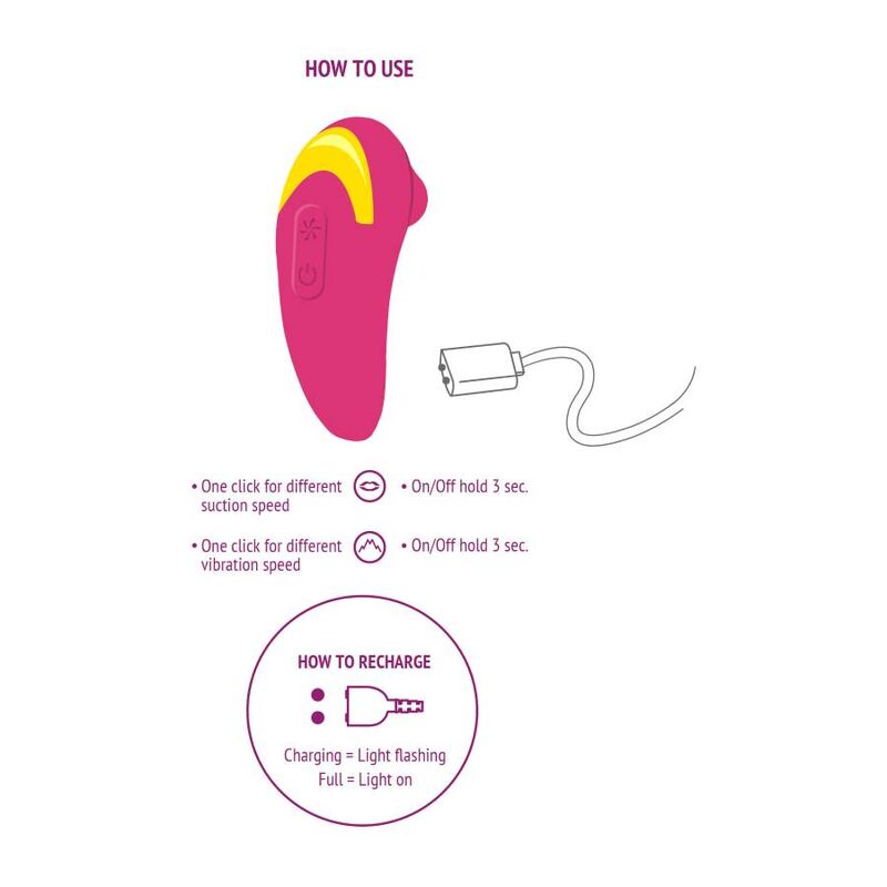 Xocoon - Infinite Love Estimulador Fucsia