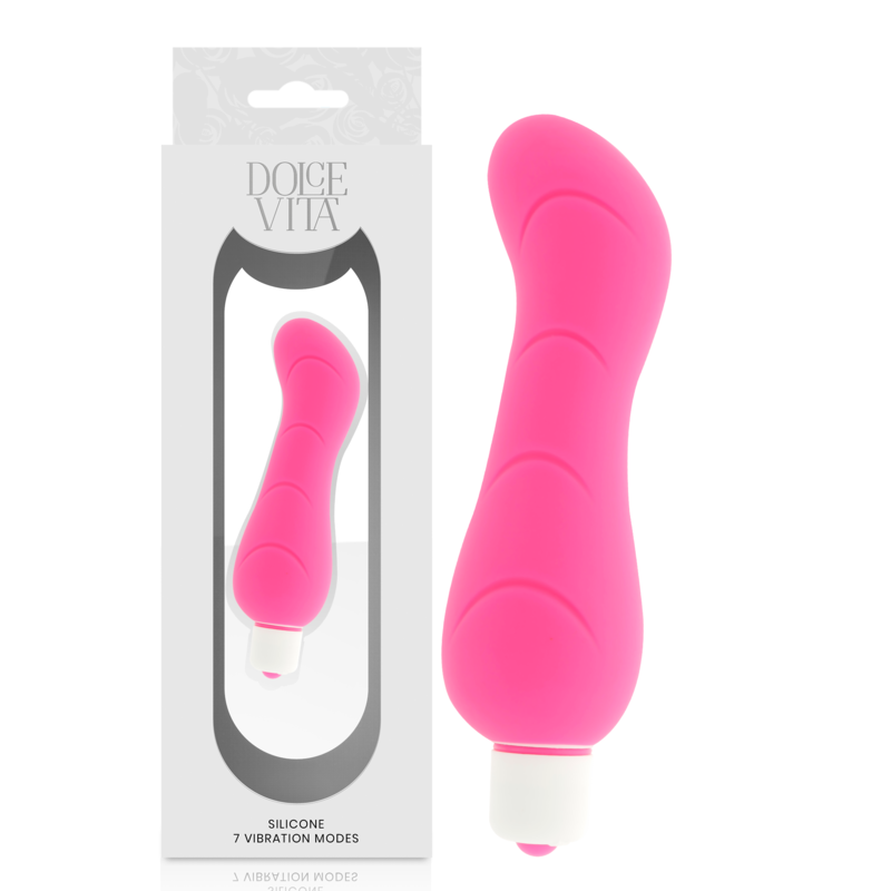 Vibrador Silicona Rosa Dolce Vita G-Spot