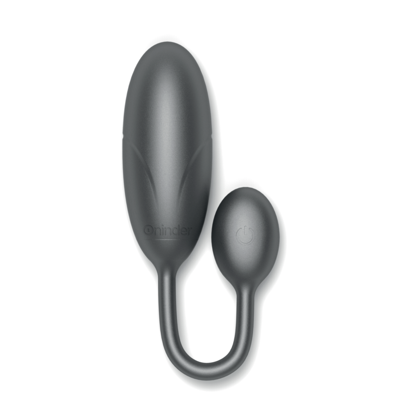Oninder - Denver Huevo Vibrador Negro 7 X 2.7 Cm - App Gratuita