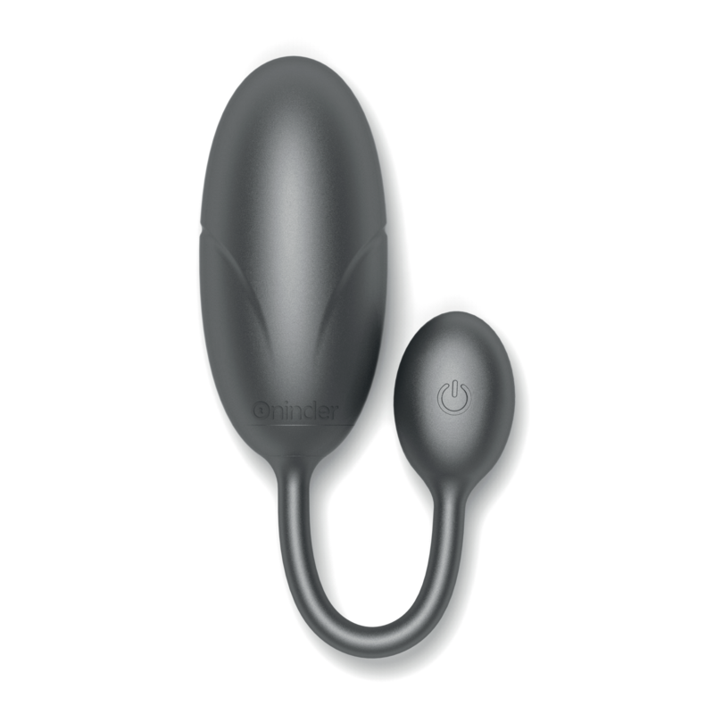 Oninder - Tokyo Huevo Vibrador Negro 7.5 X 3.2 Cm - App Gratuita