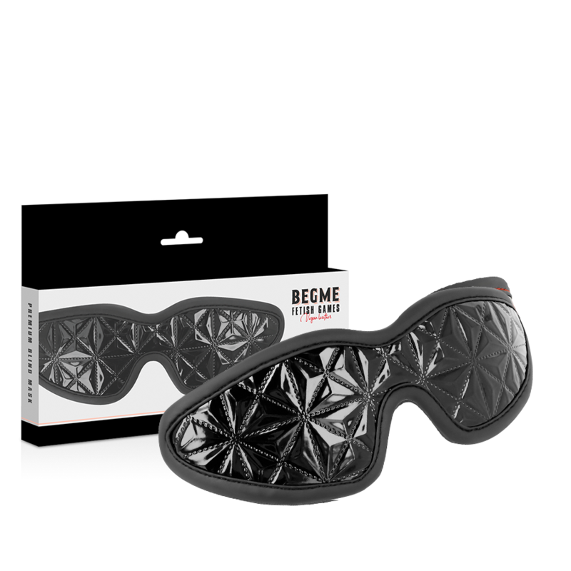 Begme - Black Edition Antifaz Elástico Con Forro De Neopreno