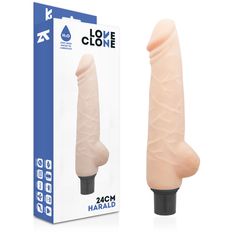 Loveclone Harald Self Lubrication Vibrador 24cm