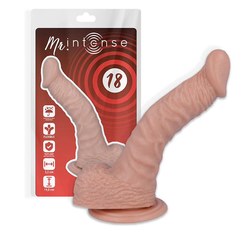 Mr Intense - 18 Pene Realistico 19.8 Cm -O- 3.2 Cm