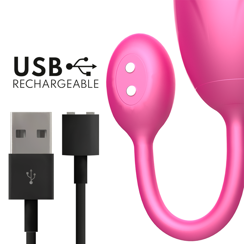 Oninder - Denver Huevo Vibrador Rosa 7 X 2.7 Cm - App Gratuita