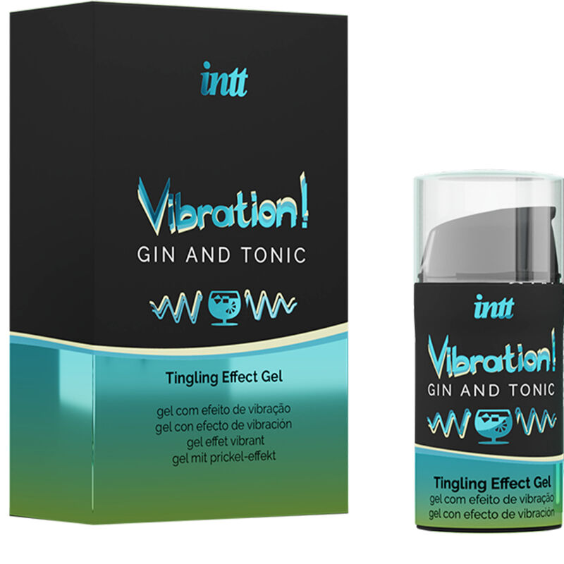 Intt - Potente Estimulante Íntimo Gel Vibrador Liquido Gin & Tonic 15ml