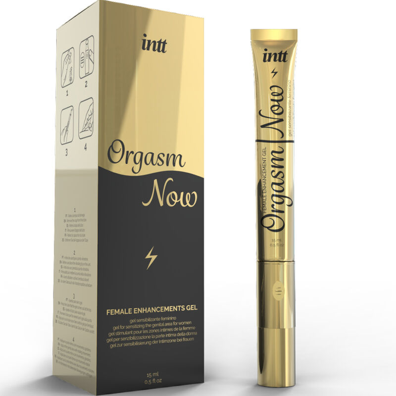 Intt Lubricants - Gel Estimulante Vaginal Intenso Con Aplicador Vibrador