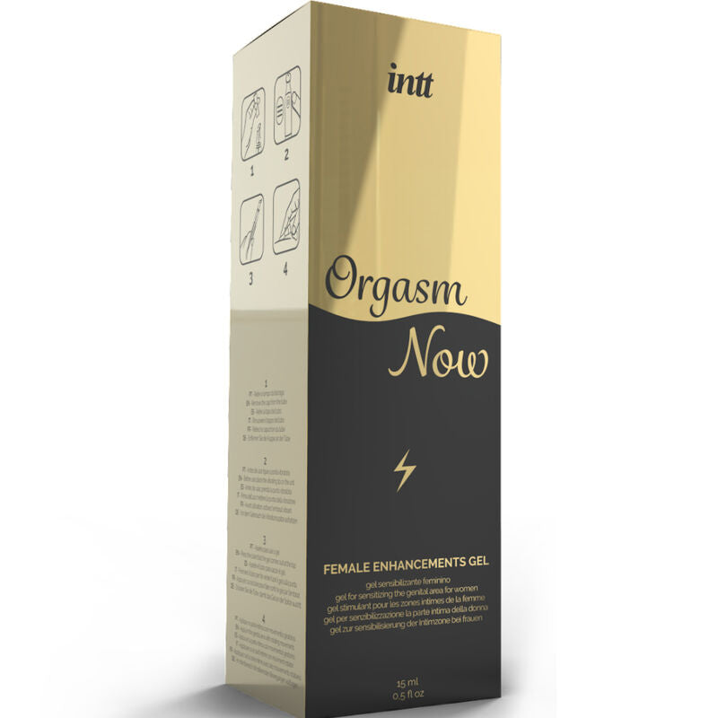 Intt Lubricants - Gel Estimulante Vaginal Intenso Con Aplicador Vibrador