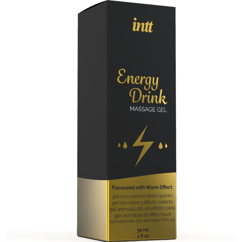 Intt Massage & Oral Sex - Gel De Masaje Con Sabor A Bebida Energetíca Y Efecto Calor
