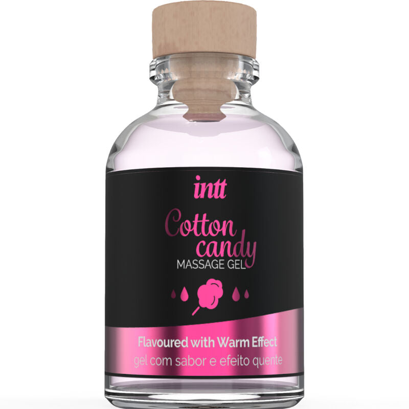 Intt Massage & Oral Sex - Gel De Masaje Con Sabor A Algodón De Azucar Y Efecto Calor