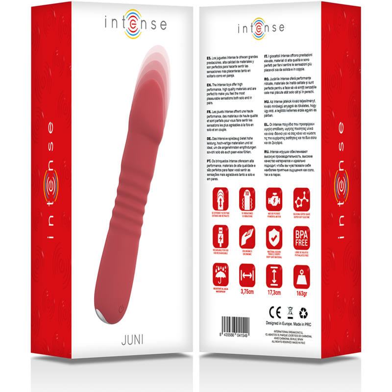 Intense - Juni Up & Down 10 Vibraciones Rojo