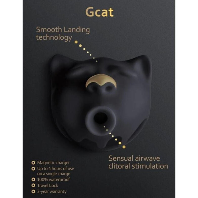G-Vibe - Gcat Mystic Succionador De Clítoris Negro