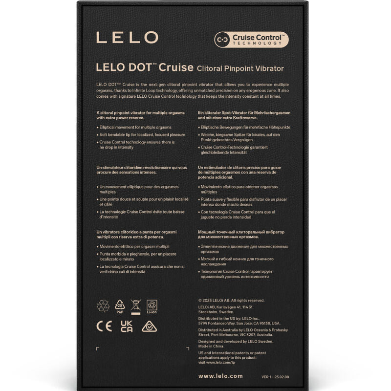 Lelo - Dot Cruise Estimulador De Clítoris Amarillo