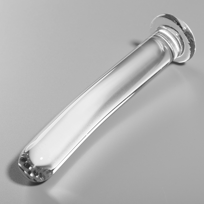 Dildo Cristal Nebula Series By Ibiza - Modelo 8 Borosilicato 14.5 X 2 Cm Transparente