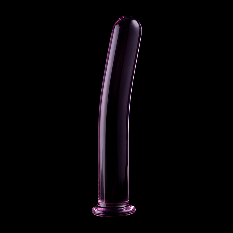 Dildo Cristal Nebula Series By Ibiza - Modelo 8 Borosilicato 14.5 X 2 Cm Rosa
