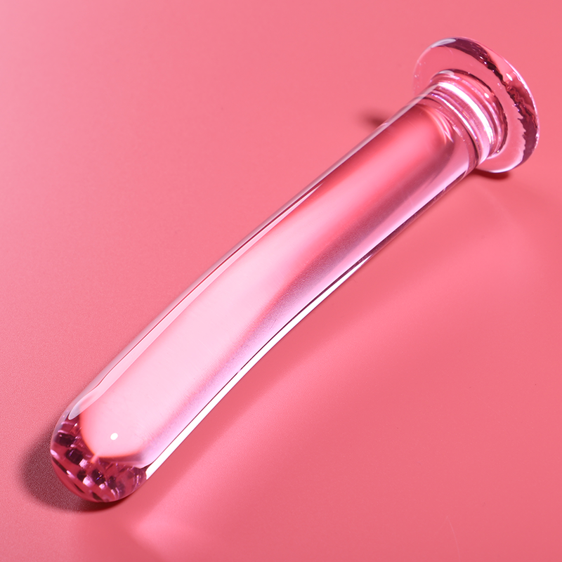 Dildo Cristal Nebula Series By Ibiza - Modelo 8 Borosilicato 14.5 X 2 Cm Rosa