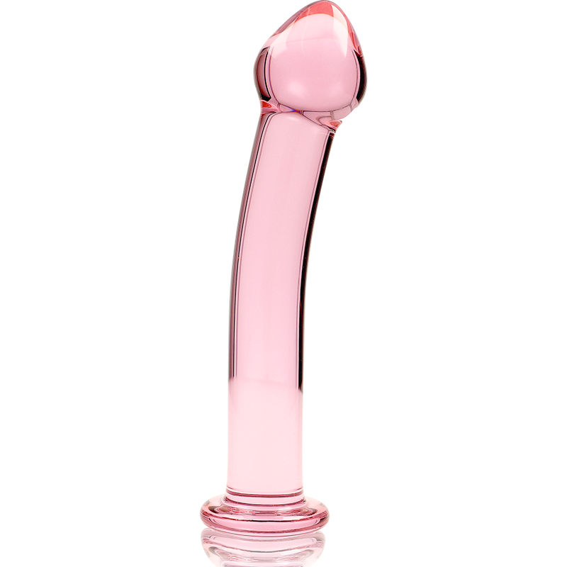 Dildo Cristal Nebula Series By Ibiza - Modelo 11 Borosilicato 16 X 3 Cm Rosa