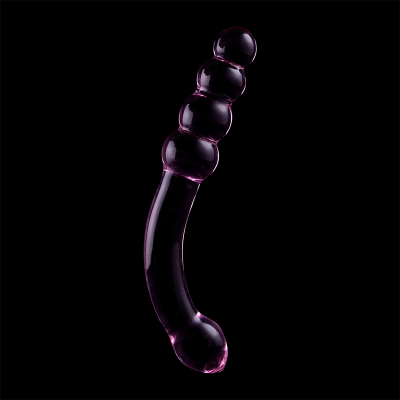 Dildo Cristal Nebula Series By Ibiza - Modelo 14 Borosilicato 18.5 X 3 Cm Rosa