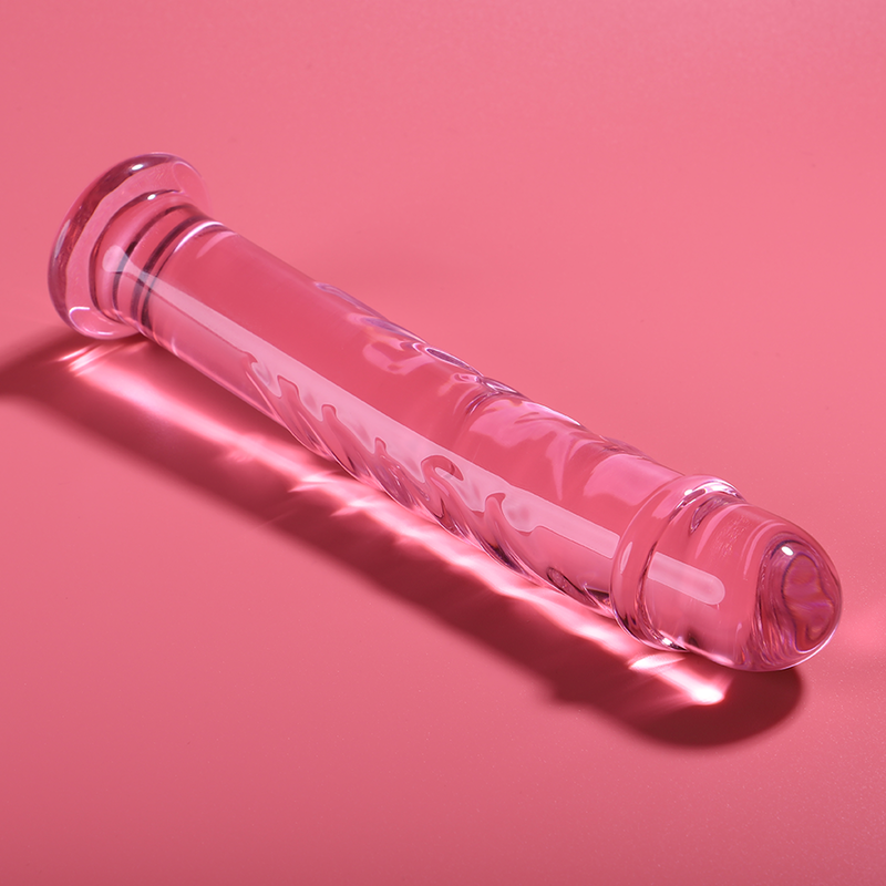 Dildo Cristal Nebula Series By Ibiza - Modelo 16 Borosilicato 18.5 X 3 Cm Rosa