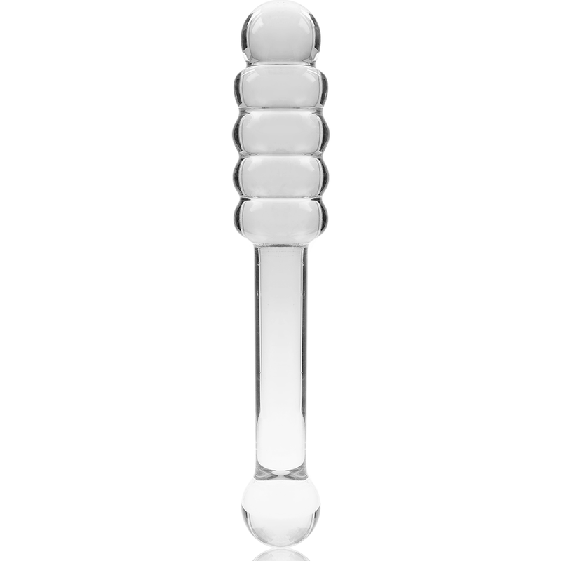 Nebula Series By Ibiza - Modelo 20 Dildo Cristal Transparente 20.5 Cm -o- 3 Cm
