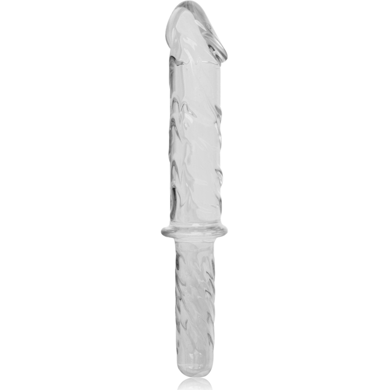 Dildo Nebula Series By Ibiza Modelo 24 Cristal Borosilicato 28.5 X 5 Cm Transparente