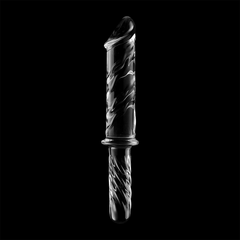 Dildo Nebula Series By Ibiza Modelo 24 Cristal Borosilicato 28.5 X 5 Cm Transparente