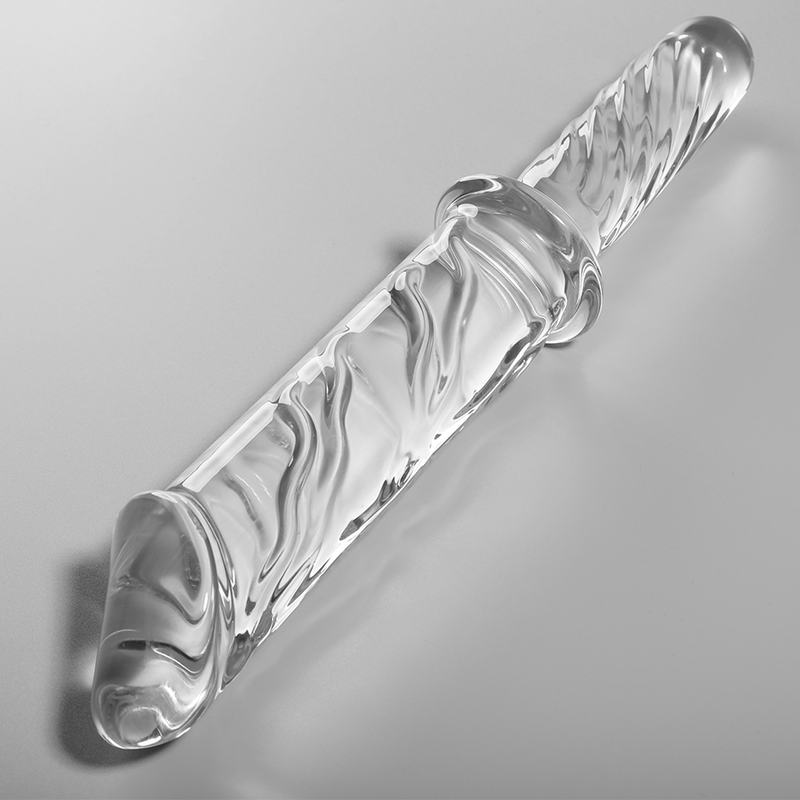 Dildo Nebula Series By Ibiza Modelo 24 Cristal Borosilicato 28.5 X 5 Cm Transparente