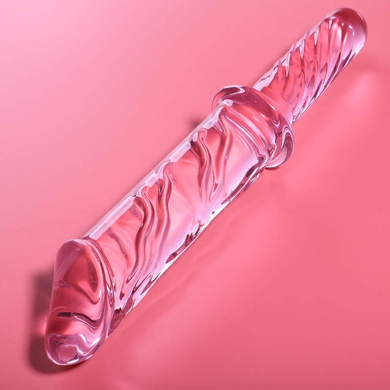 Dildo Nebula Series By Ibiza Modelo 24 Cristal Borosilicato 28.5 X 5 Cm Rosa