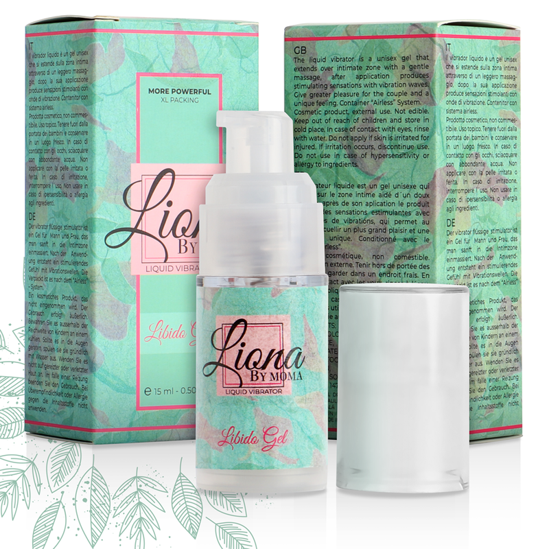 Liona By Moma - Vibrador Liquido Libido Gel 15 Ml