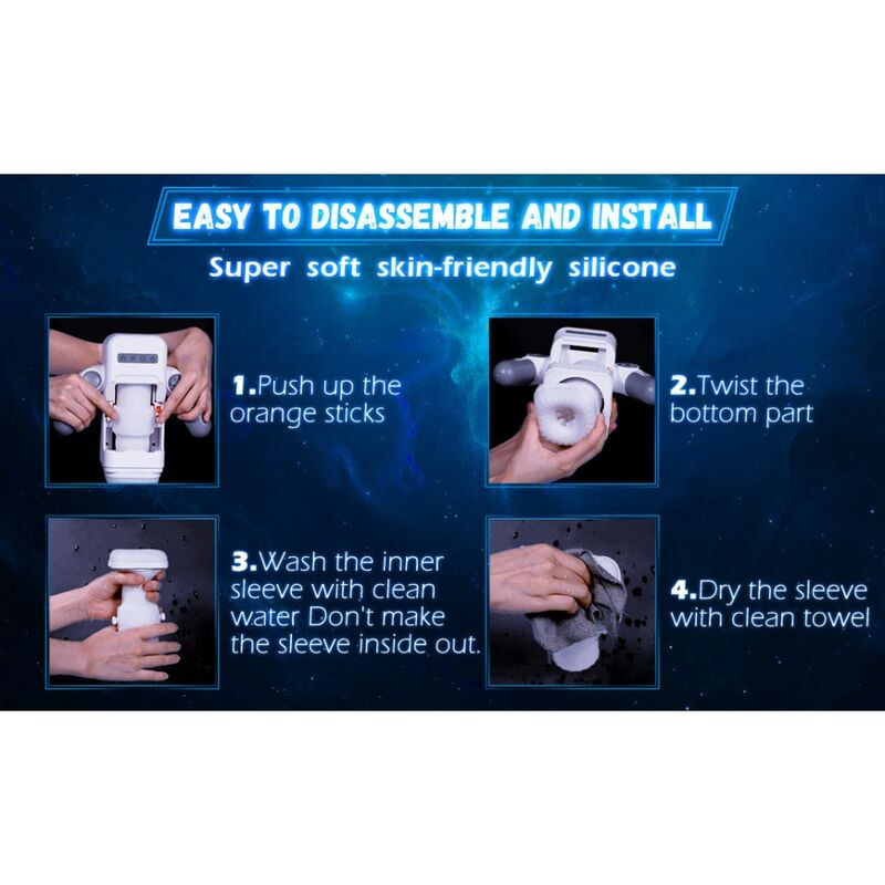 Masturbador Game Cup Masculino Con Vibración Y Función Calor Con Soporte Para Móviles - Negro