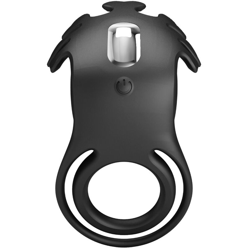 Pretty Love - Ruben Anillo Vibrador 7 Vibraciones Silicona Negro