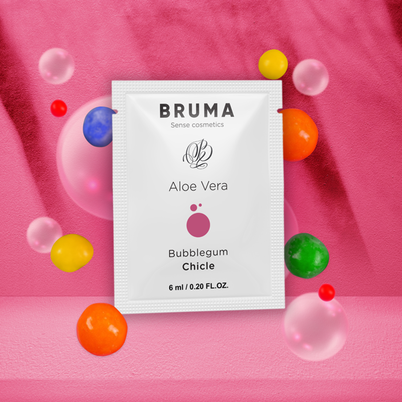 Bruma - 6 Ml Gel Deslizante Con Aloe Vera Sabor A Chicle