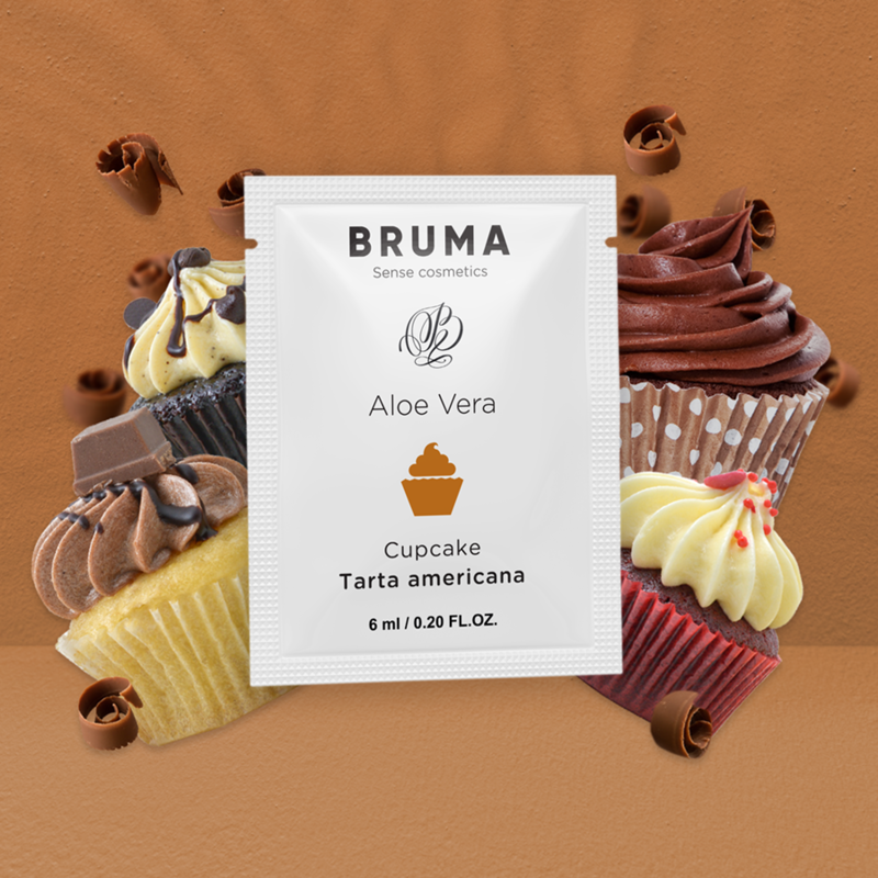 Bruma - Gel Deslizante Con Aloe Vera Sabor A Tarta Americana 6 Ml