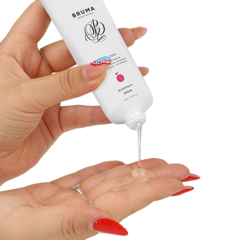 Bruma - Gel Deslizante Con Aloe Vera Sabor A Chicle 100 Ml