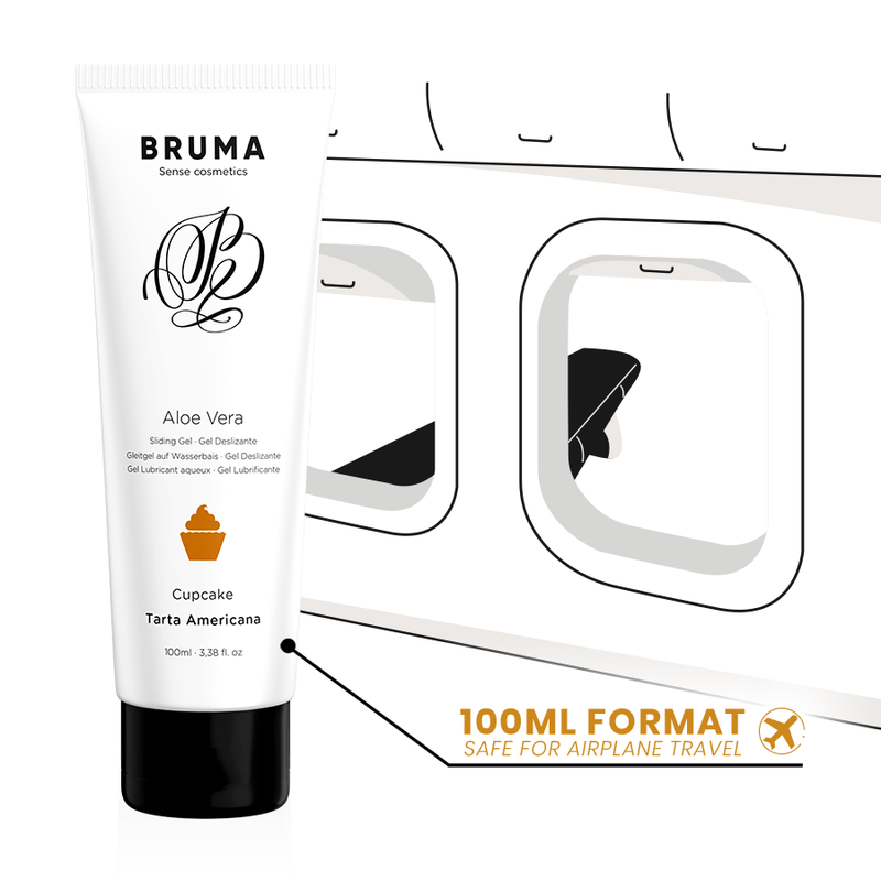Bruma - Gel Deslizante Con Aloe Vera Sabor A Tarta Americana 100 Ml