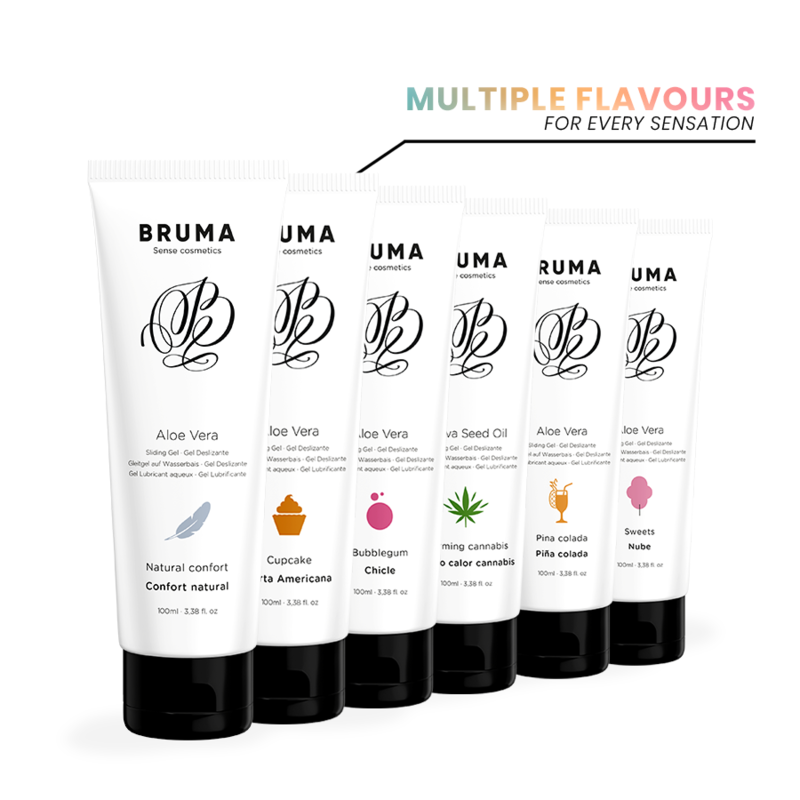 Bruma - Gel Deslizante Con Aceite De Semilla Efecto Calor Sabor Cannabis 100 Ml