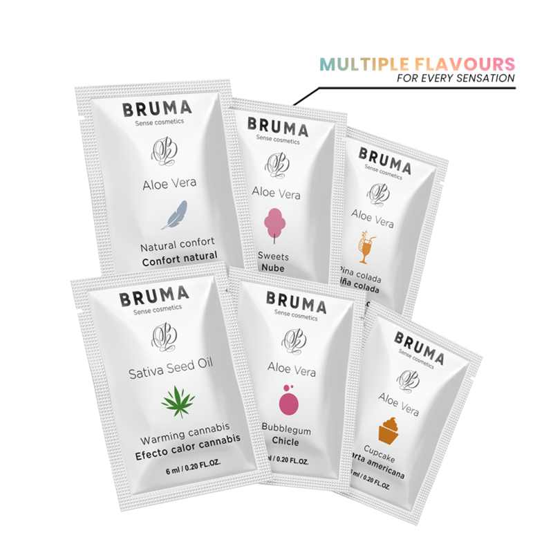Bruma - 6 Ml Gel Deslizante Con Aloe Vera Sabor A Nube